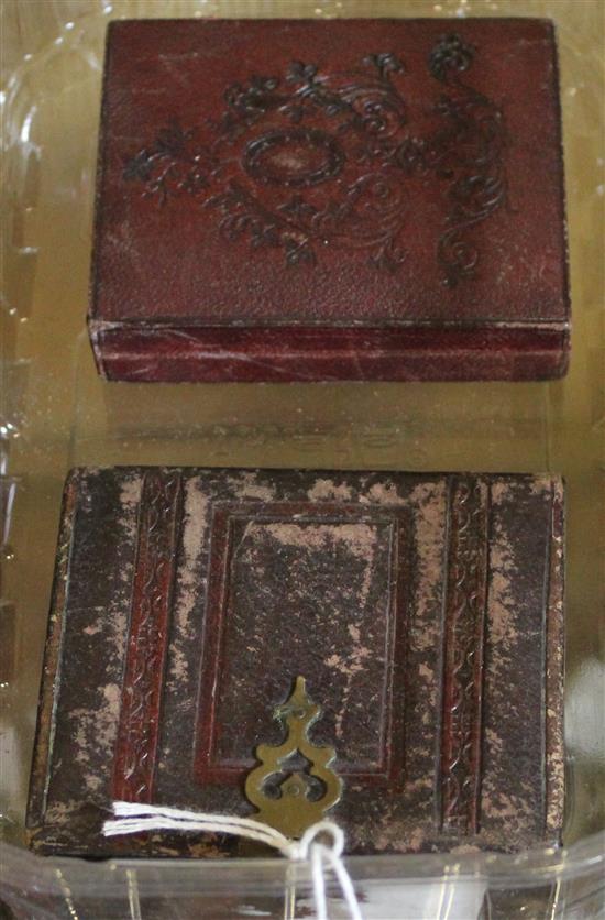 2 Victorian Morocco cased ambrotypes